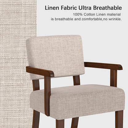 Accent Chair, Oversize Living Room Chairs with Soft Seat & Armrests for Living & Dinning Rooms