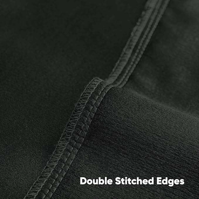FUTEI Black Chenille Decorative Throw Pillow Covers 22x22 Inch Set of 2,Soft Cozy Faux Linen Textured Cushion Case,Farmhouse Home Decor for Couch Living Room