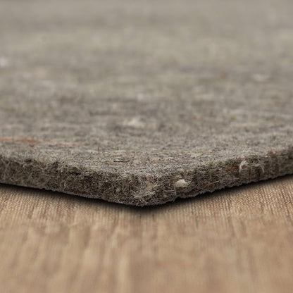 Mohawk Home 5' 9" x 9' Non Slip Grip Rug Pad 3/8" Thick Dual Surface Felt Cushion + Rubber Gripper - Safe for All Floors