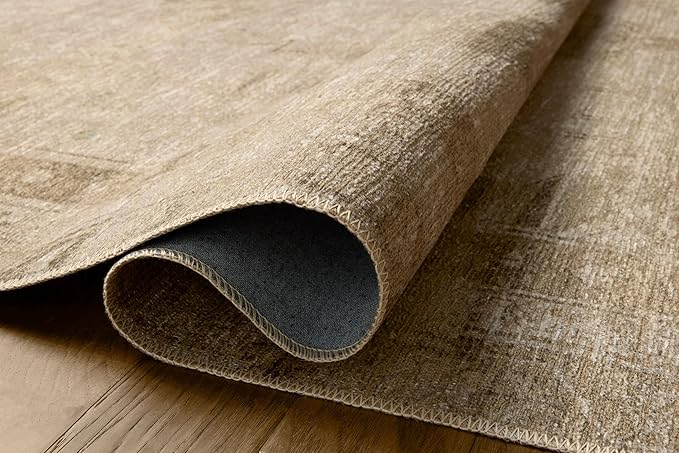 Loloi Amber Lewis Cambria Collection CBR-04 Natural/Jade 2'-3" x 3'-9" Accent Rug Jute, Neutral, Vintage Style, Antique Tone, Living, Bedroom, Dining, Carpet