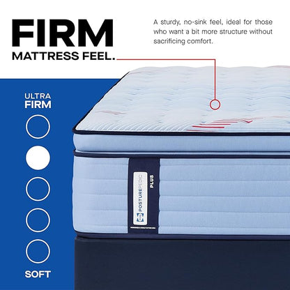 Sealy Posturepedic® Plus Glenshaw 15" Firm Pillowtop Innerspring Mattress - California King