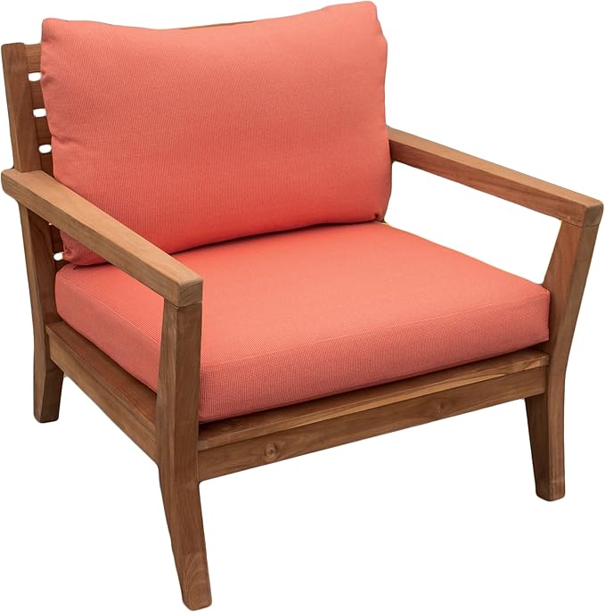 Tommy Bahama Deep Seating Lounge Cushion, 24" X 26" X 4", Bamboo Bay Mango