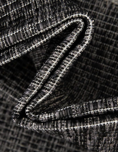 Unique Loom Outdoor Border Collection Area Rug - Soft Border (5' 1" Square, Black/ Ivory)