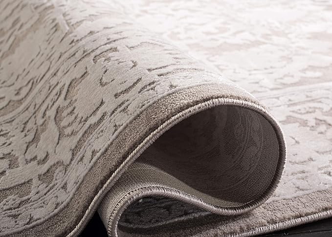 SAFAVIEH Reflection Collection Runner Rug - 2'3" x 6', Beige & Cream, Non-Shedding & Easy Cleaning, Ideal for Living Room, Bedroom (RFT665A)