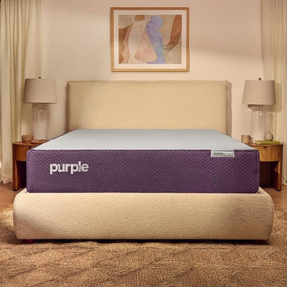Purple Restore Mattress (Soft) – Queen, GelFlex Grid, Better Than Memory Foam, Temperature Neutral, Responsiveness, Breathability, Made in USA