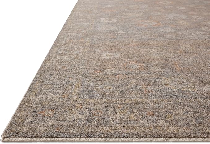 Loloi Chris Loves Julia Louisa Collection LOI-01 Stone/Multi 2'-3" x 3'-10", .38" Pile Height, Accent Rug