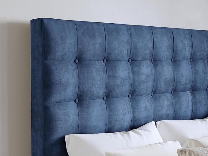 Navy Sutton Full Headboard
