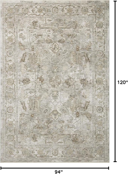 Loloi Amber Lewis Honora Collection HON-06 Grey/Taupe 7'-10" x 10' Area Rug
