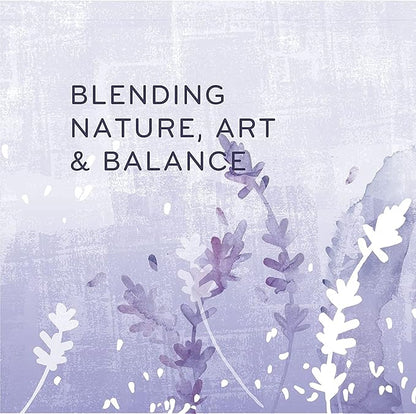Thymes Aromatic Jar Candle - Lavender Scented Candle for a Soothing Home Fragrance - Matte White Candles (7.5 oz)