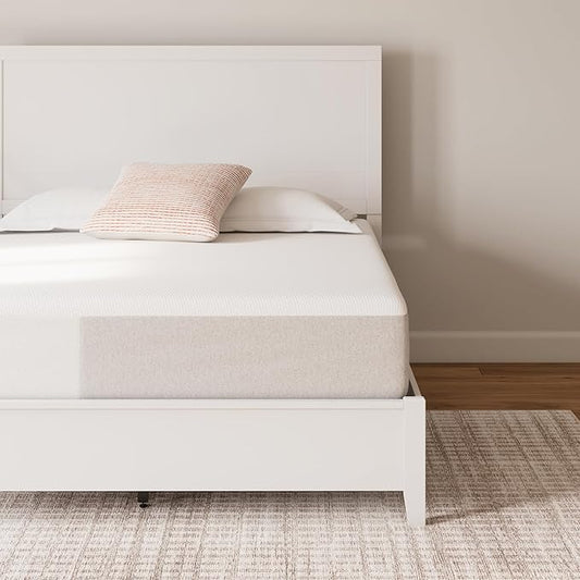 Signature Design by Ashley California King Size Cool Max 12 Inch Medium Plush Cooling Gel Infused Memory Foam Mattress for Pressure Relief, Fiberglass Free, Mattress in A Box