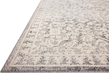 Loloi Magnolia Home by Joanna Gaines Gigi Collection GIG-01 Grey/Ivory 7'-10" x 10' Area Rug