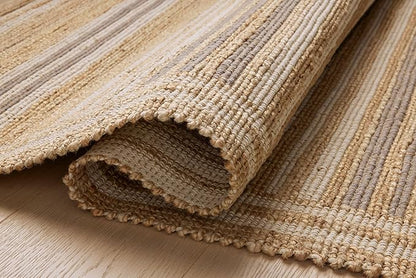 Loloi Chris Loves Julia Judy Collection JUD-03 Natural/Dove 3'-6" x 5'-6" Accent Rug