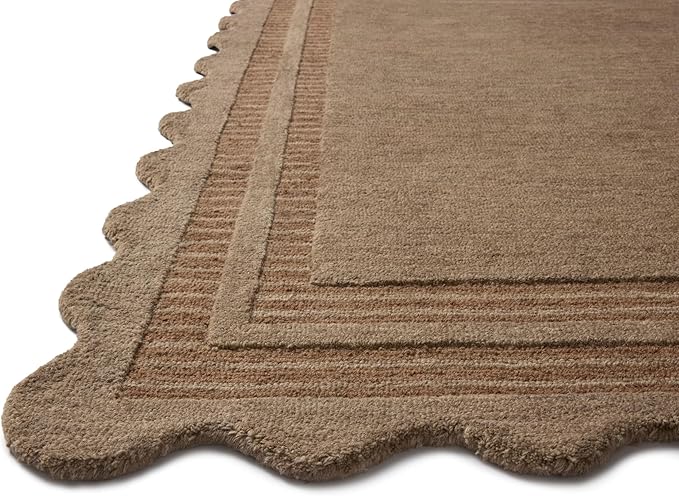 Loloi Chris Loves Julia Scottie Collection SCO-01 Mocha/Clay 3'-6" x 5'-6", .87" Pile Height, Accent Rug