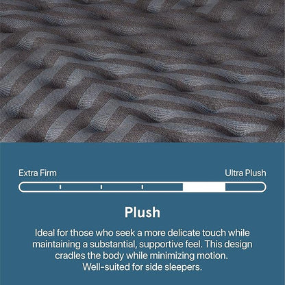 Beautyrest Days End Plush 14" Mattress - Twin XL - Cooling Tech, Supportive Durable Pocketed Coils, Pressure Relief, Motion Separation; 100 Night Sleep Trial and 10 Year Warranty