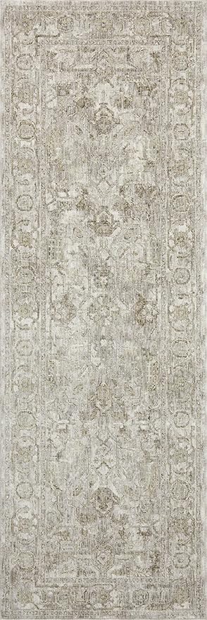 Loloi Amber Lewis Honora Collection HON-06 Grey/Taupe 5'-3" x 7'-9" Area Rug