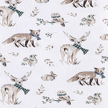 Eddie Bauer - Queen Sheets, Cotton Flannel Bedding Set, Brushed For Extra Softness, Cozy Home Decor (Woodlands Friends, Queen)