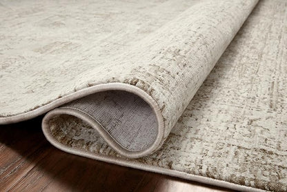 Loloi Amber Lewis Honora Collection HON-01 Ivory/Natural 2'-0" x 3'-4" Accent Rug