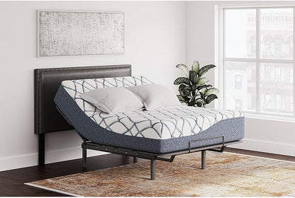 Signature Design by Ashley 14 Inch Chime Elite 2.0 Ultra Plush Green Tea Memory Foam Mattress for Cool Sleep and Pressure Relief, King, Fiberglass Free, Mattress In A Box