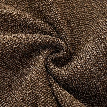Foindtower Set of 2, Decorative Textured Boucle Throw Pillow Covers Accent Solid Pillow Cases Neutral Soft Couch Cushion Case for Chair Sofa Bedroom Living Room Home Decor 26x26 Inch Chocolate