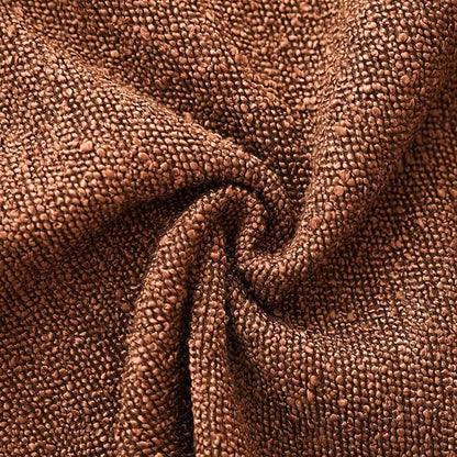 Foindtower Pack of 2 Textured Boucle Throw Pillow Covers Accent Solid Pillow Cases Cozy Soft Decorative Couch Cushion Case for Chair Sofa Bedroom Living Room Home Decor 18x18 Inch Red Taupe