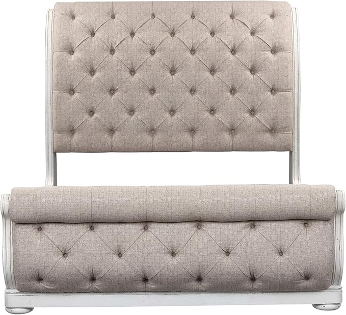 LIBERTY FURNITURE INDUSTRIES, INC. Magnolia Manor King California Upholstered Sleigh Bed