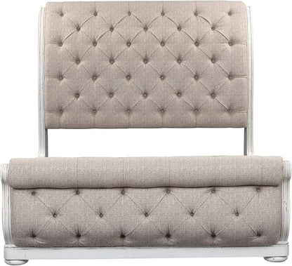 LIBERTY FURNITURE INDUSTRIES, INC. Magnolia Manor King California Upholstered Sleigh Bed