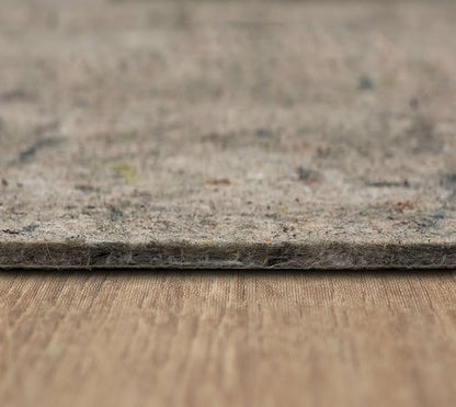 Mohawk Home 6' x 9' Non Slip Grip Rug Pad 1/4" Thick Dual Surface Felt Cushion + Rubber Gripper - Safe for All Floors