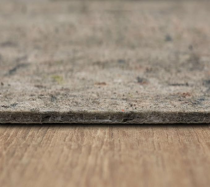 Mohawk Home 5' x 7' Non Slip Grip Rug Pad 1/4 Thick Felt + Rubber Backing - Dual Surface Safe for All Floors