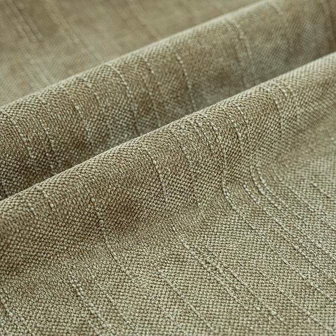 Foindtower Pack of 2 Soft Textured Chenille Throw Decorative Pillow Covers Square Accent Solid Cushion Cover Cozy Neutral Farmhouse Pillow Case for Couch Sofa Bedroom Living Room 26x26 Inch,Sage Green