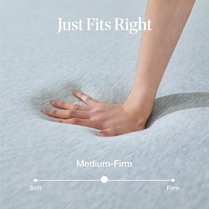 LIFEMENT Basic Twin Cooling Gel Infused Memory Foam Mattress in a Box | Medium Firm Bed, Fiberglass Free, Certified Pressure Relief Foam, Cooling Comfort Sleep, 8 Inch