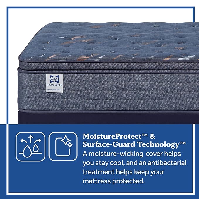 Sealy Warner 14" Soft Pillowtop Innerspring Mattress - Queen