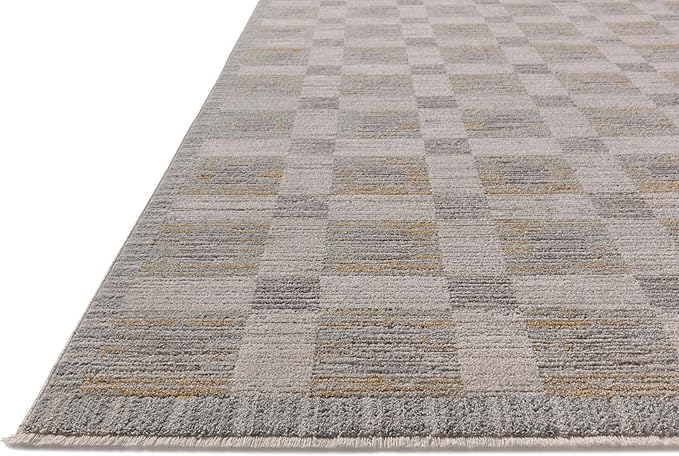 Loloi Amber Lewis Cali Collection CIL-07 Mist/Wheat 3'-6" x 5'-6", .25" Pile Height, Accent Rug