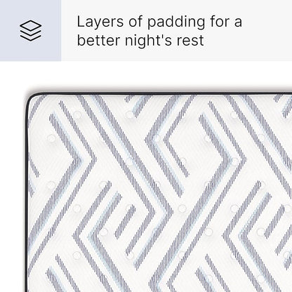 Signature Design by Ashley Twin Size Stack 12 Inch Hybrid Medium Plush Cooling Gel Infused Memory Foam Mattress for Pressure Relief, Fiberglass Free, Mattress in A Box