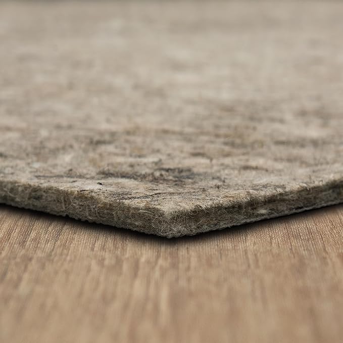 Mohawk Home 2' x 3' Non Slip Grip Rug Pad 1/2" Thick Dual Surface Felt Cushion + Rubber Gripper - Safe for All Floors