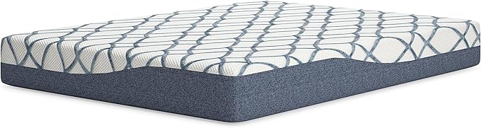 Signature Design by Ashley 10 Inch Chime Elite 2.0 Firm Green Tea Memory Foam Mattress for Cool Sleep and Pressure Relief, Queen, Fiberglass Free, Mattress In A Box