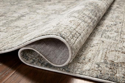 Loloi Amber Lewis Honora Collection HON-02 Slate/Beige 3'-9" x 5'-9" Accent Rug