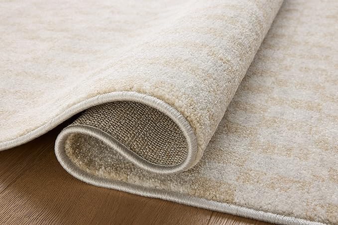 Loloi Kamala Collection KAM-05 Ivory/Natural 5'-3" x 7'-9" Area Rug