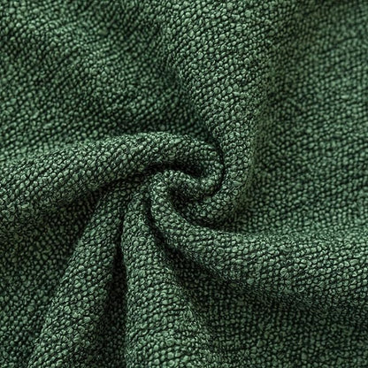 Foindtower Set of 2, Decorative Textured Boucle Throw Pillow Covers Accent Solid Pillow Cases Neutral Cozy Couch Cushion Case for Chair Sofa Bedroom Living Room Home Decor 16x16 Inch Pine Green