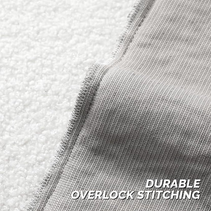 FUTEI Dark Grey Throw Pillow Covers 22x22 Inch Set of 2,Furry Faux Fur Teddy Boucle Textured Cushion Covers,Soft Fluffy Decorative Pillow Case,Home Decor for Couch Bed Living Room Office Car