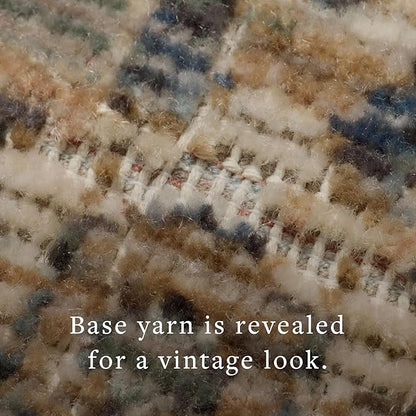 Loloi Amber Lewis Molly Collection MOL-02 Denim/Gold 7'-10" x 10' Low Pile Area Rug