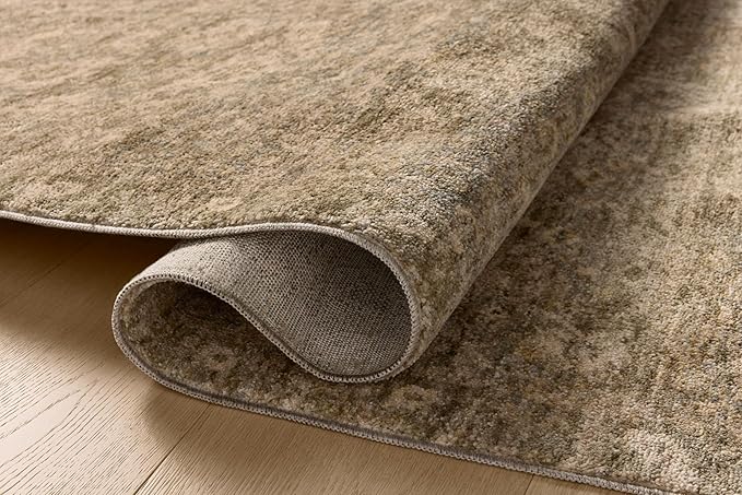 Loloi Magnolia Home by Joanna Gaines Junie Collection JUE-06 Lagoon/Natural 2'-7" x 8'-0", .38 Pile Height, Runner Rug