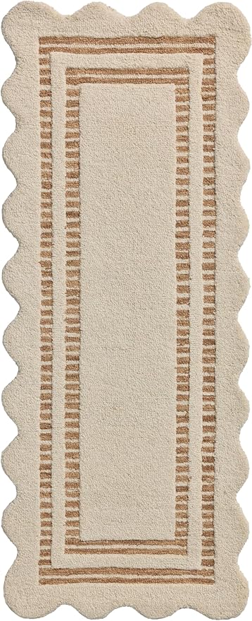 Loloi Chris Loves Julia Scottie Collection SCO-01 Ivory/Rust 5'-0" x 7'-6", .87" Pile Height, Area Rug