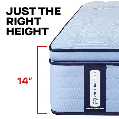 Sealy Posturepedic® Fayette 14" Soft Pillowtop Innerspring Mattress - Twin Long