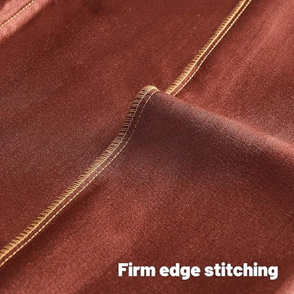 FUTEI Rust Chenille Decorative Throw Pillow Covers 16x16 Inch Set of 2,Soft Embossed Striped Textured Cushion Case,Modern Home Decor for Couch Bed Living Room