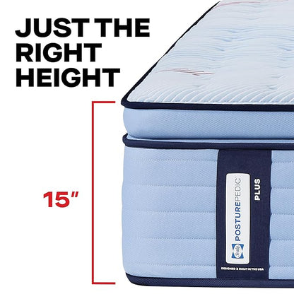 Sealy Posturepedic® Plus Glenshaw 15" Medium Pillowtop Innerspring Mattress - Full