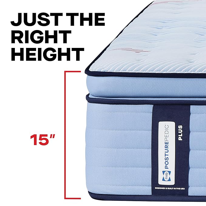 Sealy Posturepedic® Plus Glenshaw 15" Firm Pillowtop Innerspring Mattress - Full