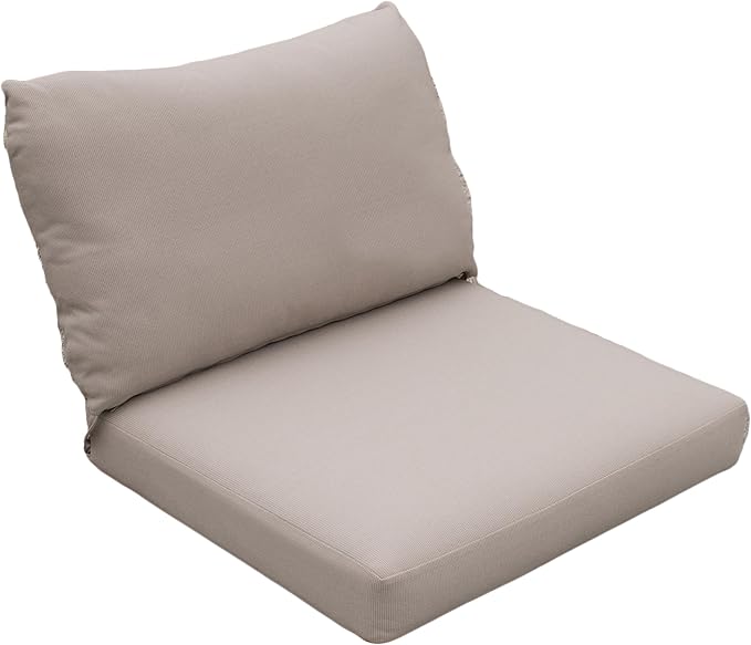 Tommy Bahama Deep Seating Lounge Cushion, 24" X 26" X 4", Bamboo Bay Sand