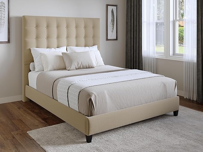 Beige Sutton King Headboard