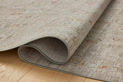 Loloi Chris Loves Julia Ida Collection IDA-04 Spa/Multi 7'-10" x 10', .19" Pile Height, Area Rug