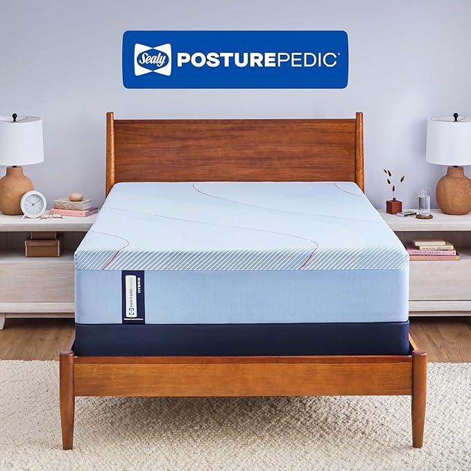 Sealy Posturepedic® Fayette 12" Medium Tight Top Hybrid Mattress - Queen